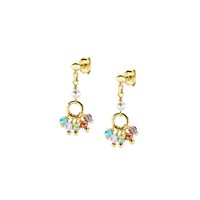 Orecchini Amen Donna Rainbow in Argento Perla ORGRGM3 - ORGRGM3